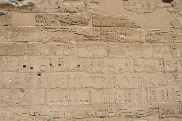Fototapeta na wymiar Temple of Karnak in Egypt