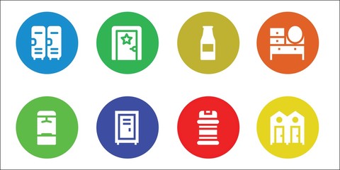 Modern Simple Set of dressing Vector filled Icons