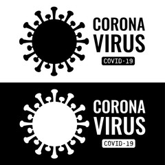 Coronavirus icon. COVID-19. Vector illustration. 