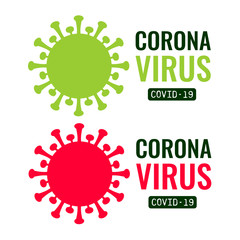 Coronavirus icon. COVID-19. Vector illustration. 