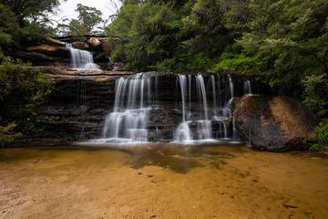 Top of Wentworth Falls waterfall, Blue Mountains