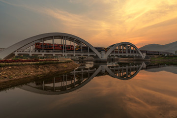 Railway bridge in Thailand