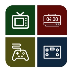 Set of analog icons