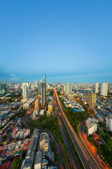 Fototapeta premium The beauty of a downtown street [Bangkok, Thailand]