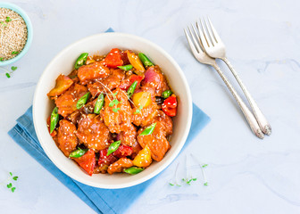 Asian Style Fried Fish with Veggies, Indian Style Chili Fish Stir Fried Chili Fish with Veggies, Asian Style Spicy Fried Fish