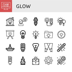 glow icon set