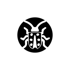 Obraz premium bug vector illustration icon design template