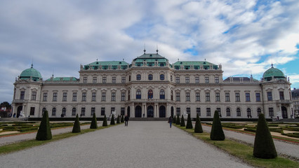 Fototapeta na wymiar Vienna - elegant capital of Austria, beautiful city