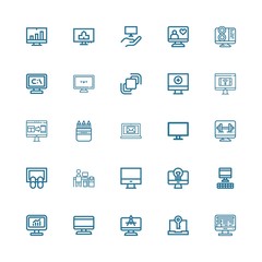 Editable 25 mockup icons for web and mobile