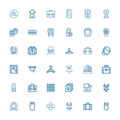 Editable 36 suit icons for web and mobile