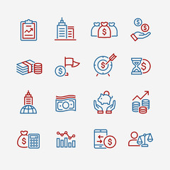 business and marketing icons set
