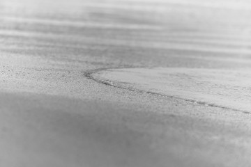Wave On Sandy Beach. Background. Splash of waves on the sandy beach. foam, surf, waves.