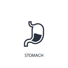 Stomach icon. Simple medicine element illustration.