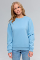 Blank sweatshirt mock up isolated. Female wear plain hoodie mockup. Plain hoody design...