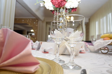 wedding reception table