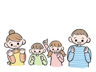 家族　イラスト　