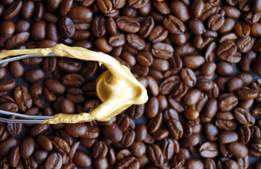 Dalgona whipped coffee, instant coffee, cream coffee, iced coffee  
