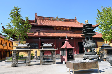 Obraz premium Folk temple architecture of Chinese Buddhism