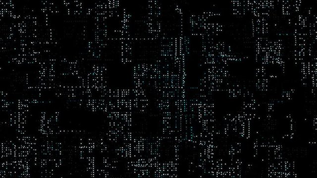 pass  through abstract binary code background