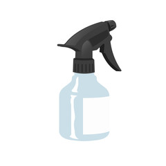 Spray Bottle medical Disinfection Illustration