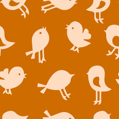 Funny bird pattern