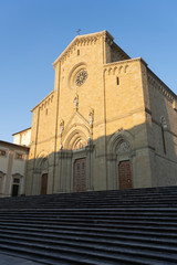Arezzo, Tuscany: historic buildings. Duomo