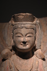 Fototapeta na wymiar Bodhisattvas in ancient Chinese stone sculptures and Buddhist temples