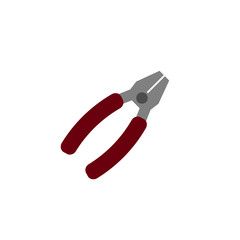 Pliers work tool vector icon