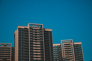 Fototapeta premium Buildings architecture in Zhengzhou, Henan, China