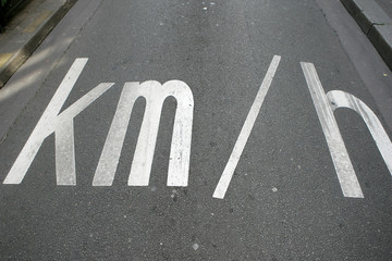 Panneau et indication circulation routiere