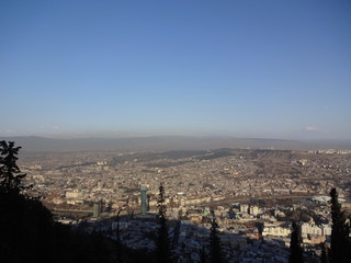 Fototapeta premium Tbilisi is the capital of Georgia. Hills and streets