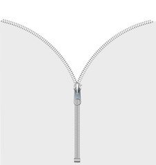 Vector illustration of 1 2 3 concept template zippered lock and unlock.Vector icon closed and open zipper, fastener. Zipper buttoned. © YURII