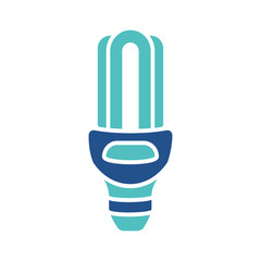 bulb lamp icon design, flat style trendy collection