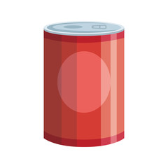 food in can isolated icon vector illustration design