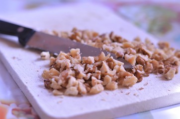chopped walnuts high in healthy fat