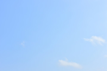 Blue sky white cloud white background. Beautiful sky and clouds in the afternoon.
