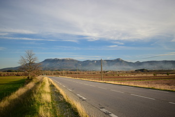 Wonderful dusk in Provance, France