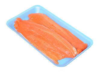 filleted salmon
