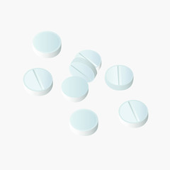 pills fall into the abyss