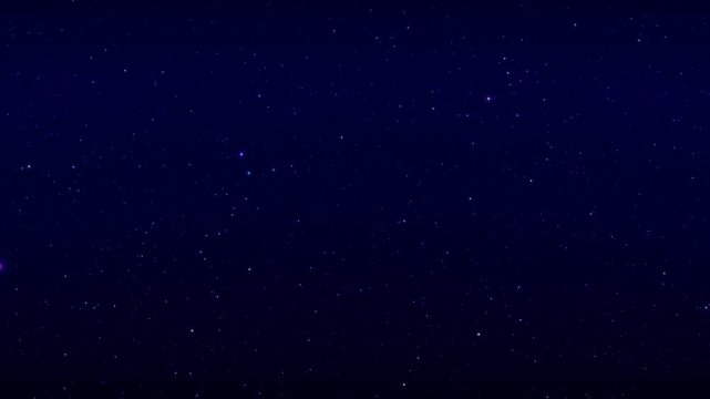 Starry sky, beautiful Milky Way at night with blue sky background