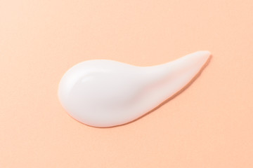 Milky lotion Close-up