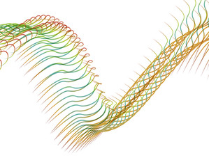 Abstract background blend wave line design for Wallpaper, Banner, Background, Card, Book Illustration, landing page