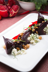 Healthy beetroot salad