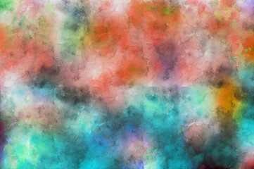 Watercolor painting background full frame. aquarelle art.