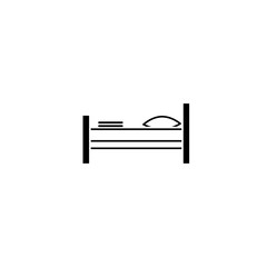 bed icon vector