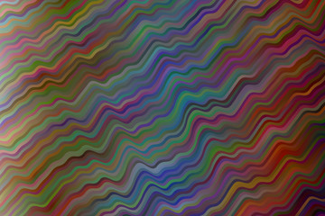 Brown and blue waves vector background.