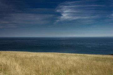 The Channel Islands in summer with good weather and greenery