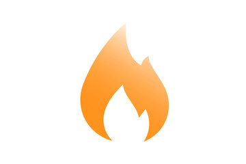 Fire flame icon.Fire flame logo vector illustration design template.