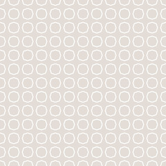 Fototapeta na wymiar Abstract vector geometric seamless pattern. Simple beige and white texture with small diamond shapes, octagons, grid. Abstract minimalist ornament. Subtle minimal background. Repeat decorative design