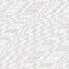 Vector monochrome seamless pattern with cross lines, stripes, grid, lattice, net. Simple minimal texture. Subtle abstract gray and white background. Repeat design for fabric, print, wallpaper, cloth